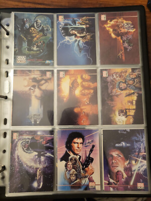 Topps Star Wars Galaxy Serie 3 1995 Komplett Karten Set Top Zustand