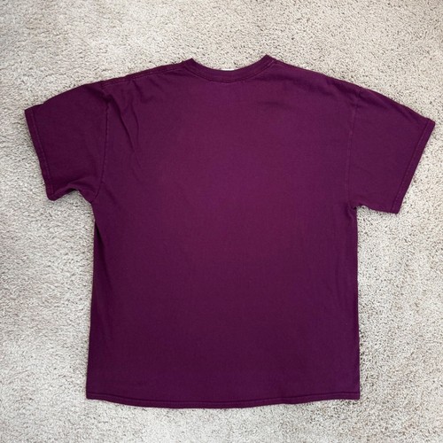 Moodys Waldoboro Maine T-Shirt Mens XL Burgundy Graphic Print Gildean Casual - Picture 9 of 9
