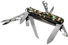 New Victorinox Swiss Army 91mm Knife  HUNTSMAN TIMBER CAMO  1.3713.94