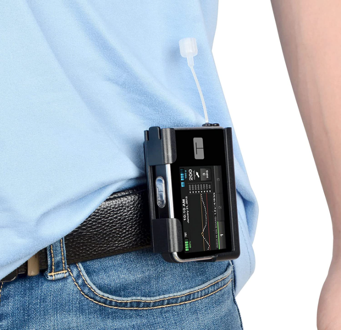 360° Rotating Case for Tandem Tslim G4/X2, Insulin Pump Belt Clip Tslim