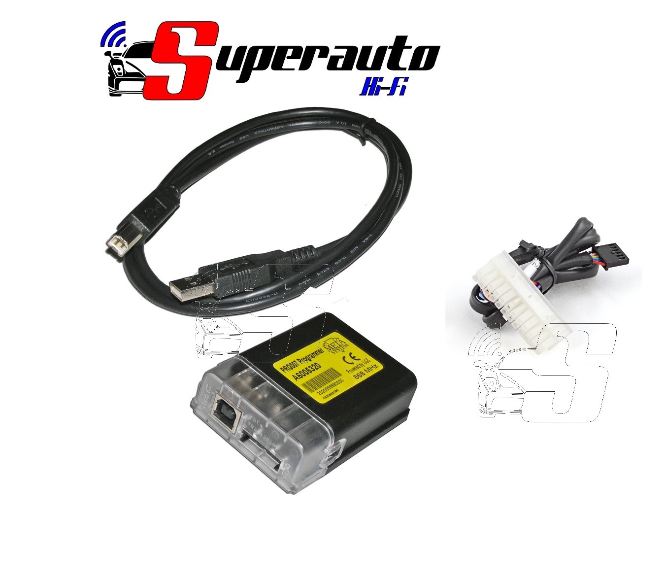 ABS15090 PROGRAMMATORE Antifurti METASYSTEM PRG007 allarmi easy can active park