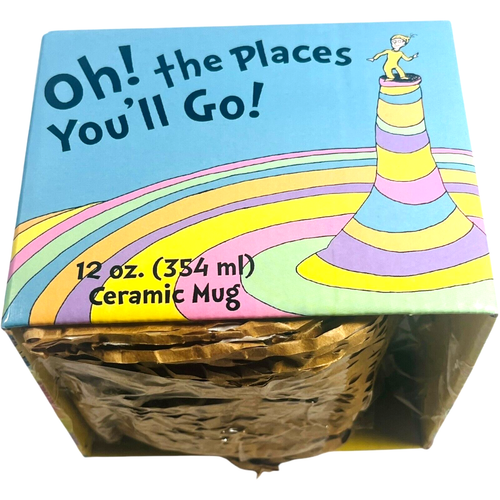 Dr Seuss “Oh The Places You’ll Go!” Coffee Mug Cup - Picture 6 of 7