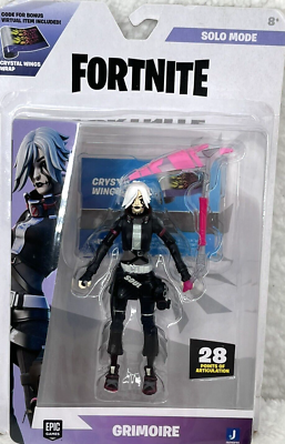 Grimoire Fortnite 4&quot; Solo Mode Figure Series 25 #280 Crystal Wings 