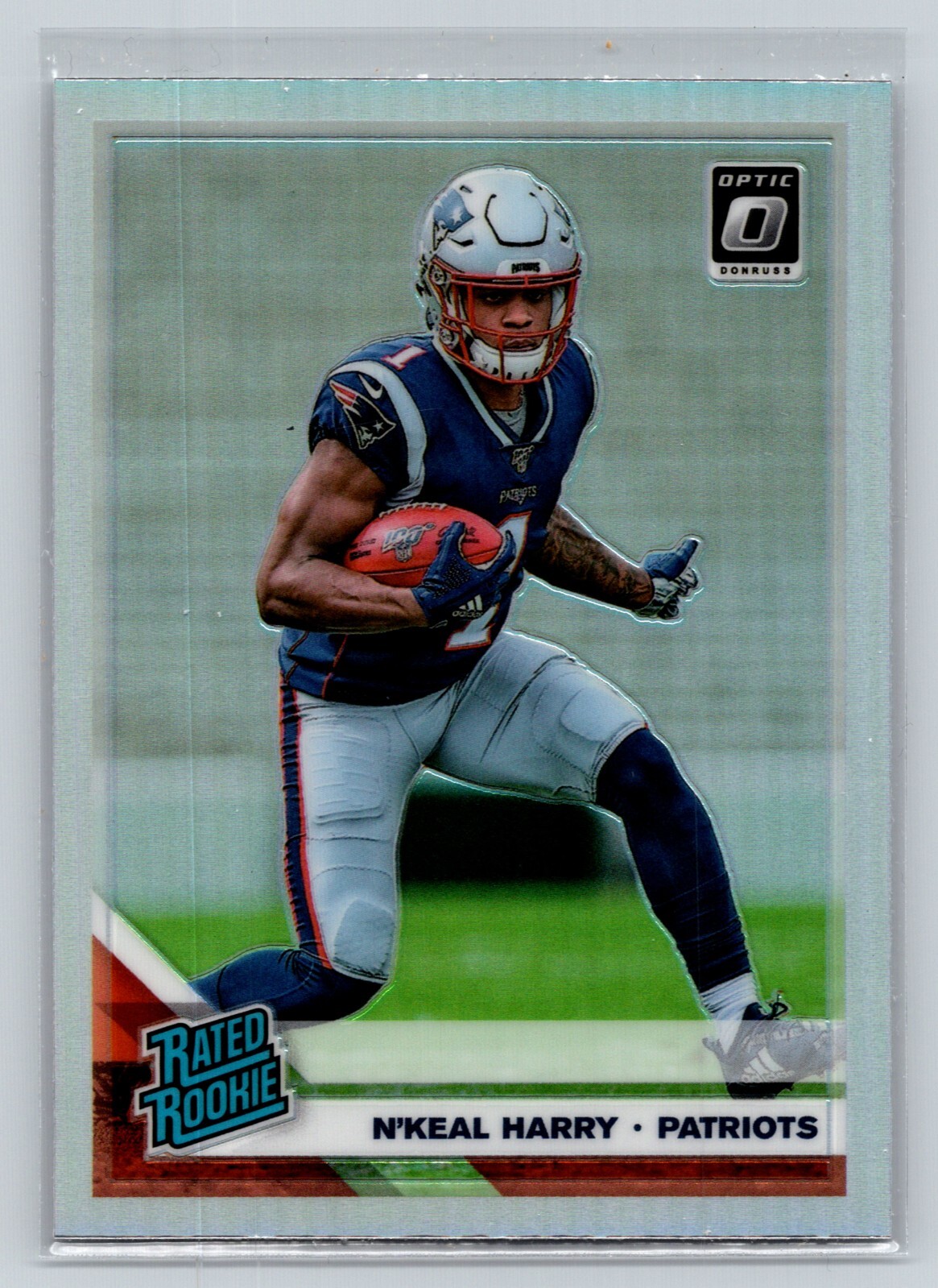 2019 Panini Donruss Optic Rated Rookie #169 N'Keal Harry Silver Prizm @