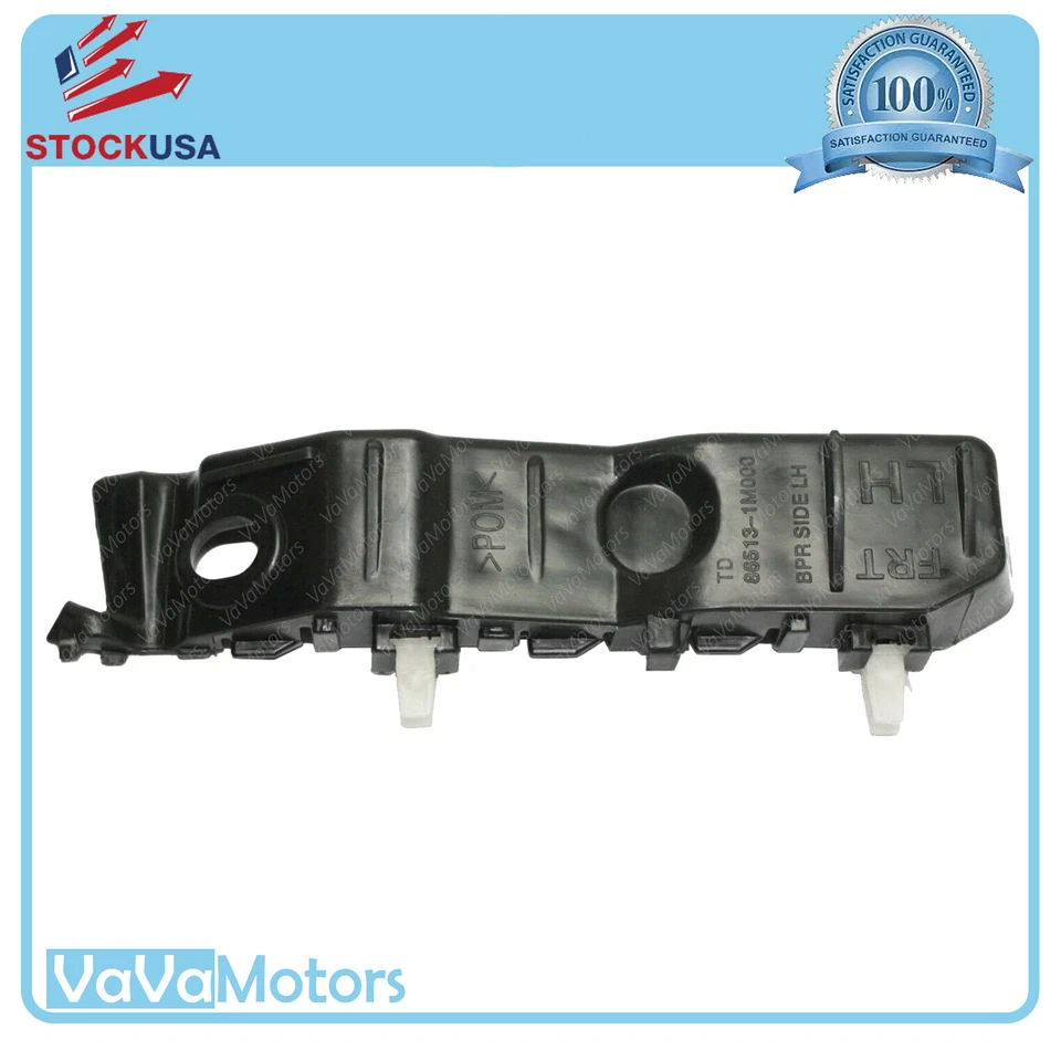 Juego de 2 soportes de retención de parachoques delantero para Kia Forte 2010 2013 Foto 2 de 4