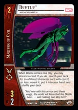 VS System: Beetle, Armorsmith - Foil [Played] Marvel The Avengers TCG CCG Classi
