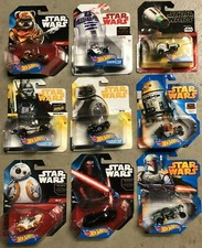 Hot Wheels Star Wars - Character Cars - SEE LIST - NEW & Very Cool Vehicles!