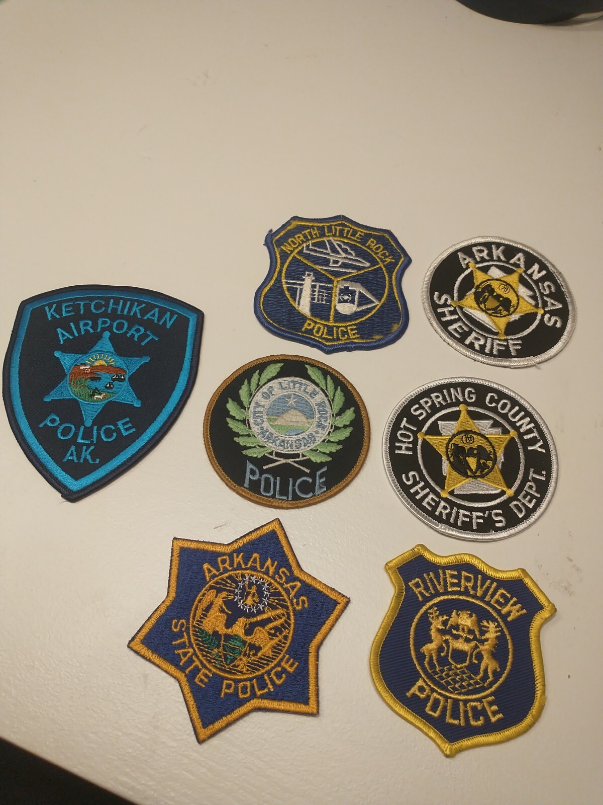 Arkansas Police Airport Patch Lot Of 7 eBay