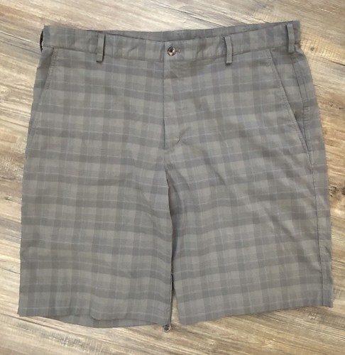 DRY PLAID GOLF SHORTS 347141 SIZE 