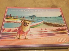 Havana Nights : DOG BEACH -    1000  Piece Jigsaw Puzzle -  BRAND NEW