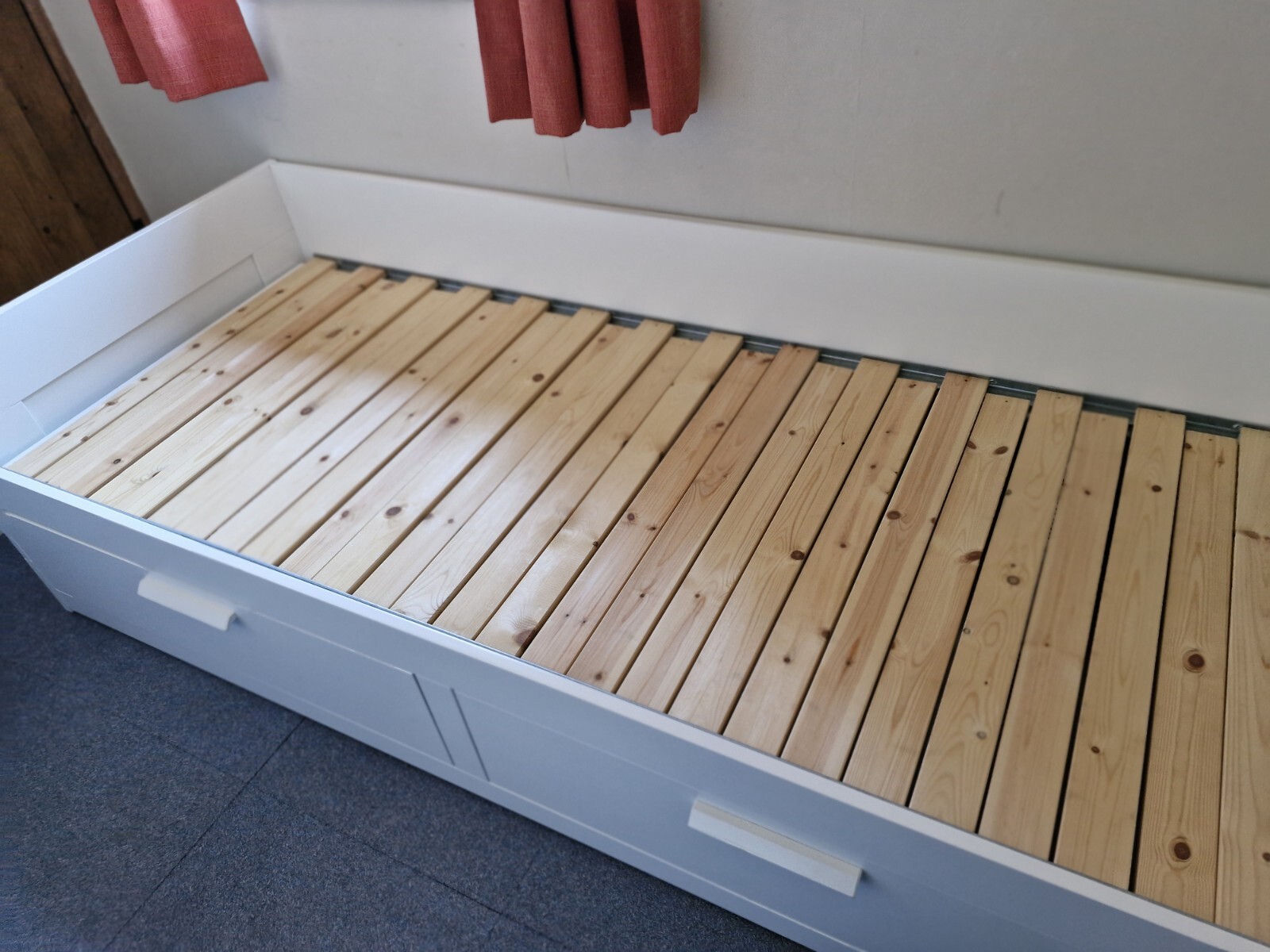 Ikea Brimnes Daybed With 2 Drawers and 2 Mattresses eBay