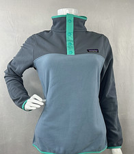 Patagonia Women's Micro D Snap-T Fleece Pullover Size X-Small Light Plume Grey