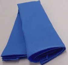  115 Countess Mara Mens Casual Solid Blue Handkerchief Dress Suit Pocket Square