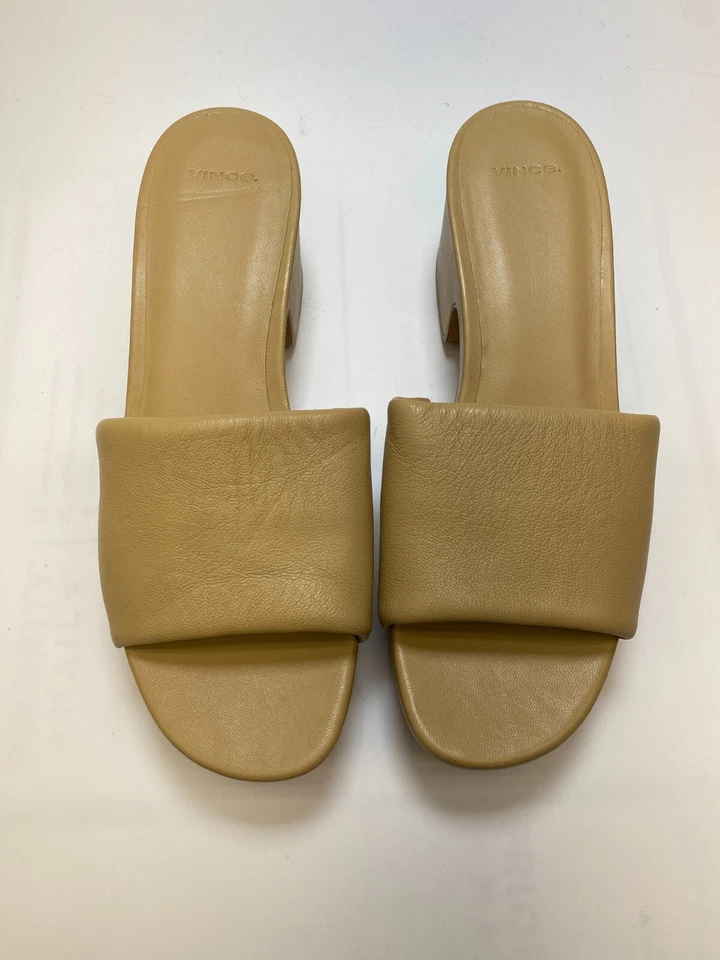 Sandalia Vince Margo para mujer con plataforma de cuero talla 10 Foto 2 de 4