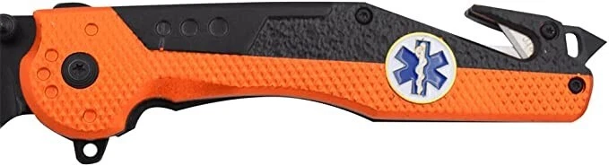 Navaja de Bolsillo Táctica Asistida por Resorte 8.85" EMT First Responders 3 en 1 Foto 4 de 4