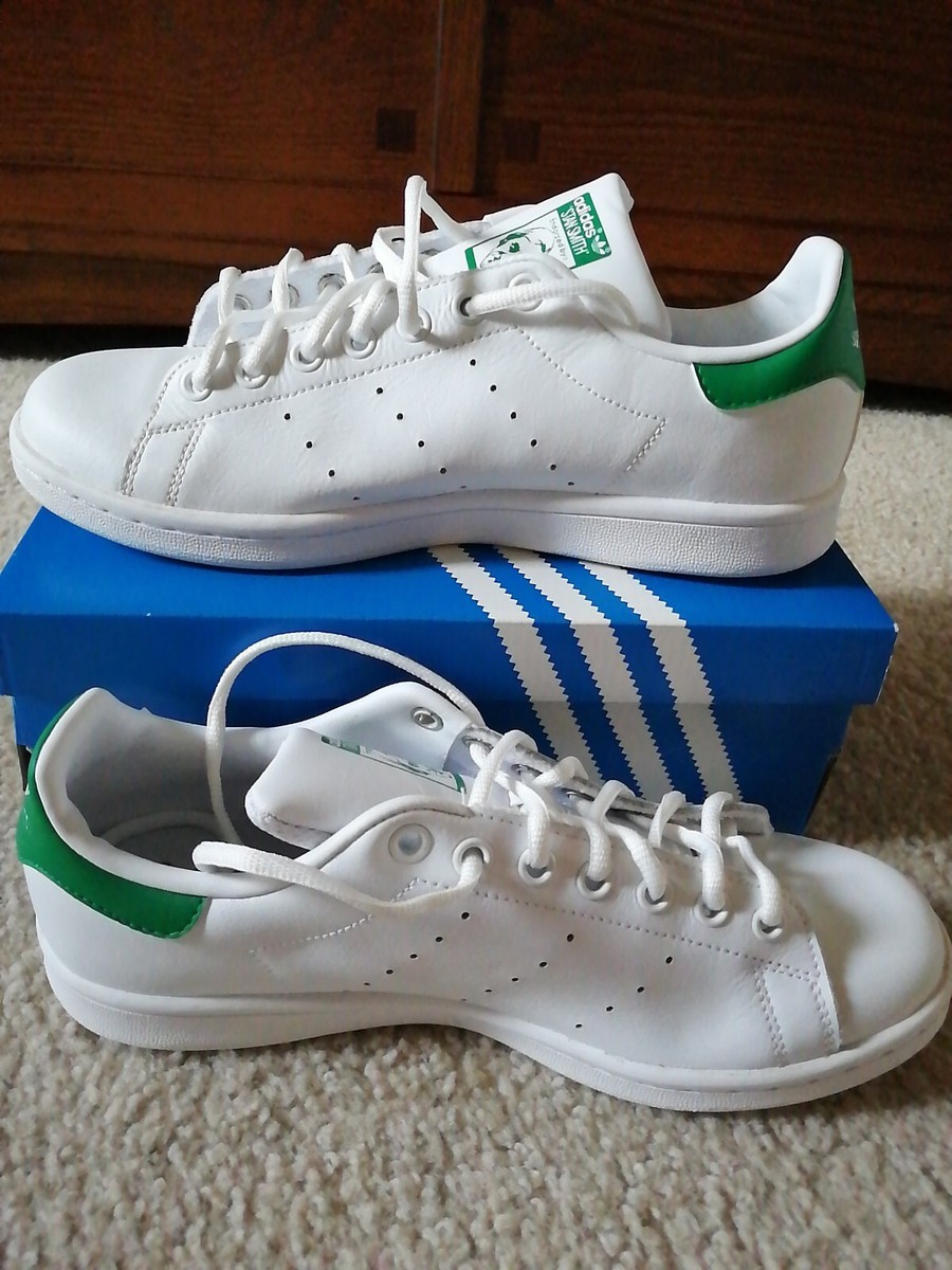 Adidas Women's Stan Smith Shoes-White/Green (Size 7) | eBay