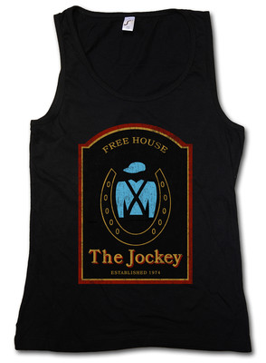 THE JOCKEY I TANK TOP VEST GYM Shameless Bar UK Alibi Pub Frank Room Gallagher