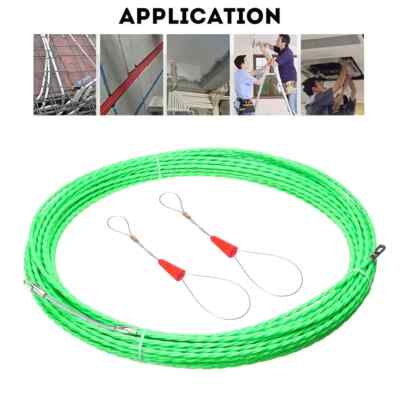 4.5mm 5-30m Durable Fiberglass Electric Guide Device Cable Push Pullers Duct