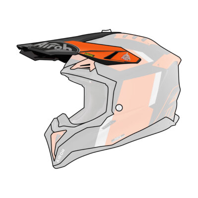 Airoh Aviator 3 Glory Matte Orange Helmet Frontline