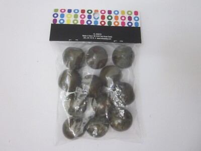 NEW TREEHOUSE STUDIO 12 Pc Walnut Wood Beads Macrame Crafts