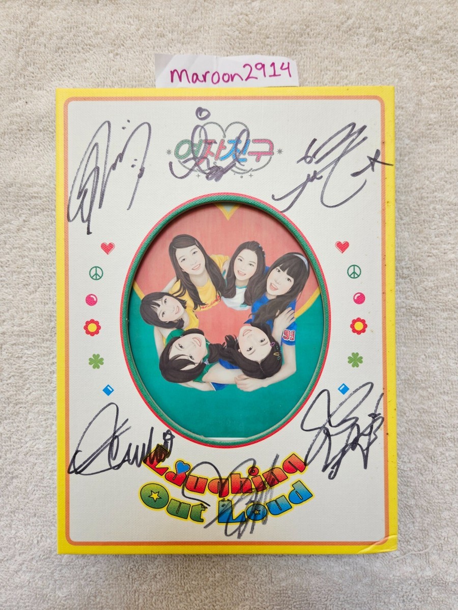 gfriend CD Laughing Out Loud サイン入り GFRIEND LOL Laughing Out Loud Signed Promo Album Autographed