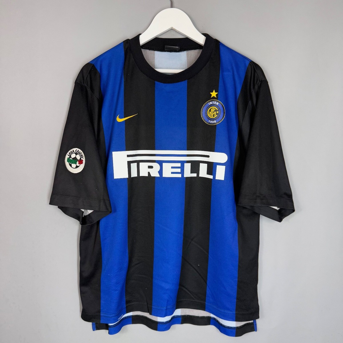 INTER MILAN INTERNAZIONALE 2000 2001 HOME FOOTBALL SHIRT JERSEY #9