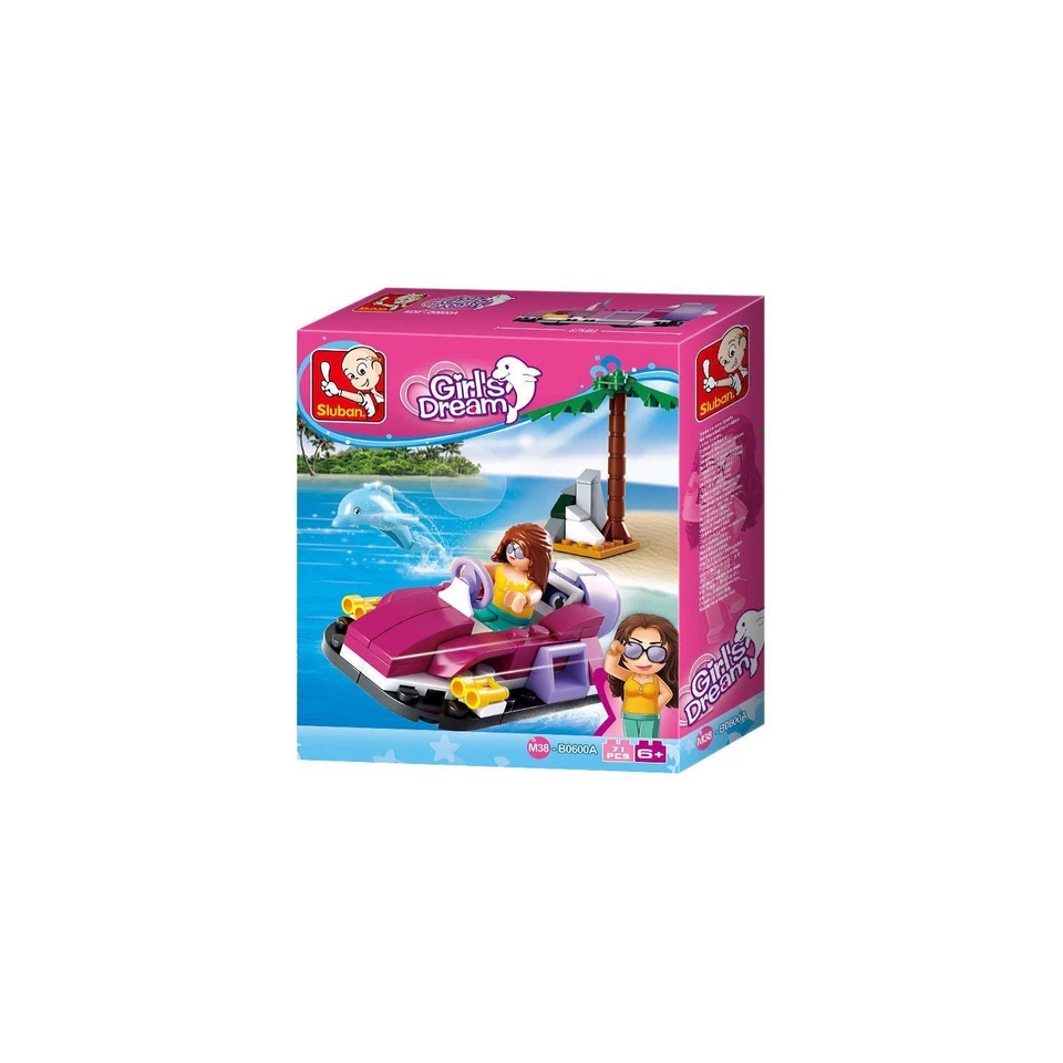 SLUBAN GIRLS DREAM HOVERCRAFT TOY BUILDING BRICK SET M38-B0600A  - Image 2 of 4