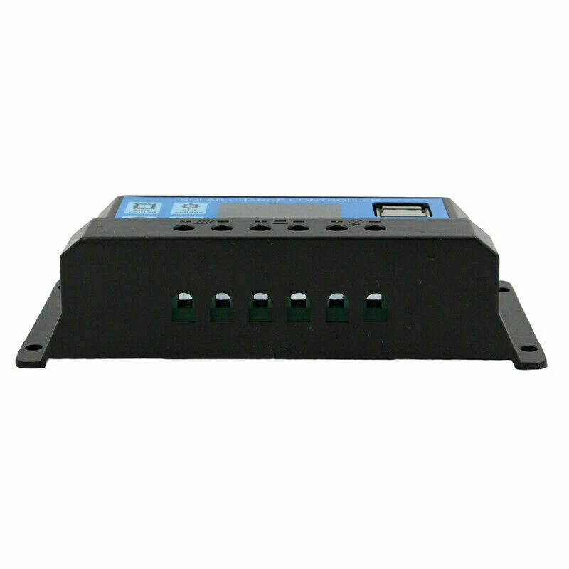 10A/20A/30A LCD Solarladeregler 12V/24V Solar Photovoltaik Laderegler Daul USB