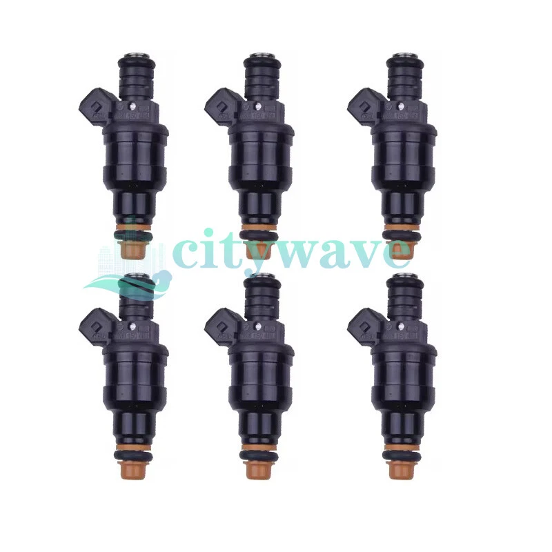 Juego 6 x 310cc 30LB Inyectores de Combustible Ajuste Ancho Bosch Chevy GMC V6 3.8L 2.8L Turbo Foto 3 de 4