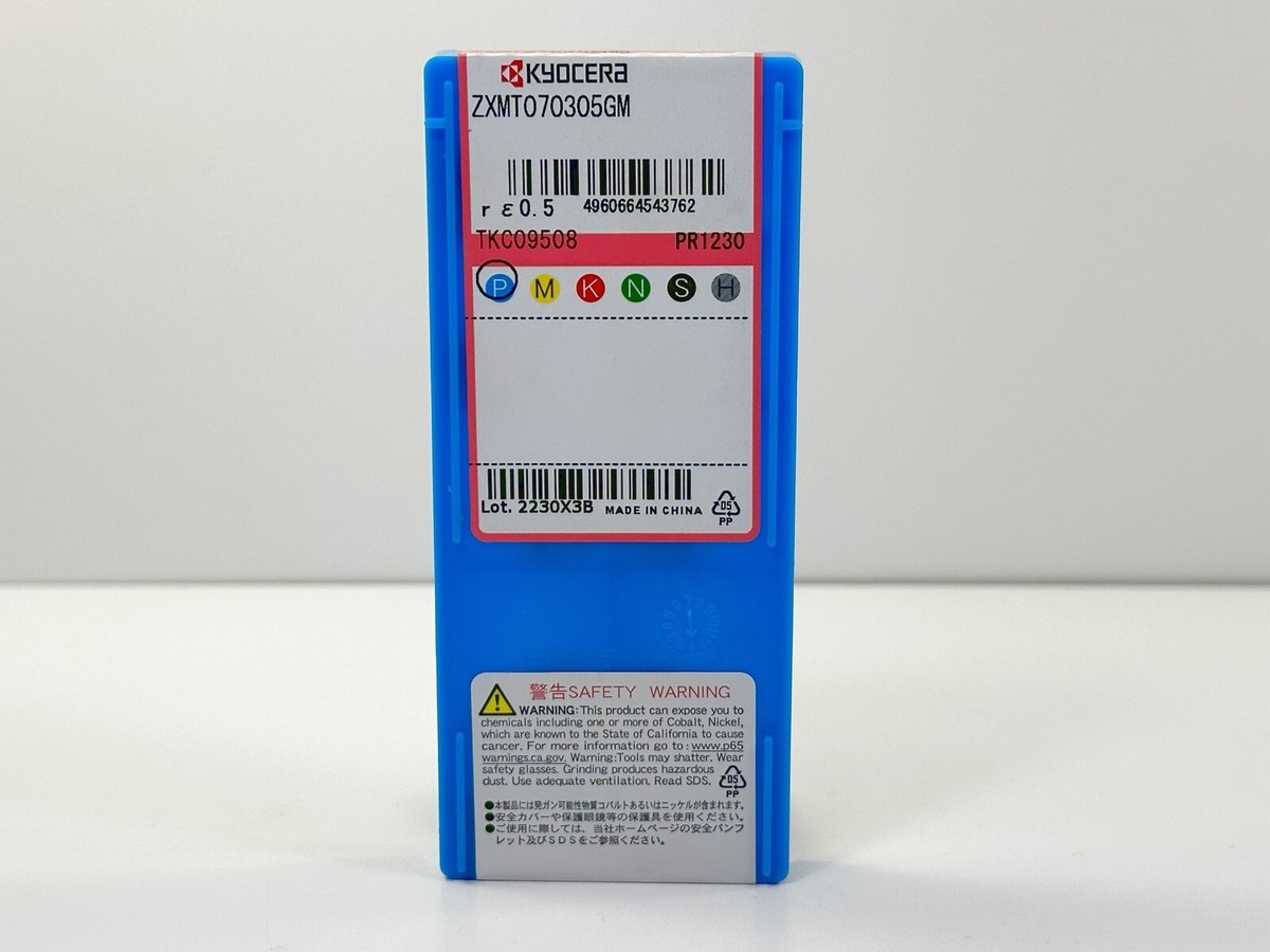 KYOCERA ZXMT070305GM New Carbide Inserts TKC09508 Grade PR1230