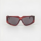 300 Max Mara Women's Oversized Square Red  Sunglasses Designer Solid with UV  — photo 1