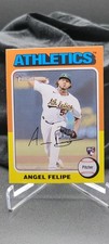 2024 Topps Heritage - Rookies Angel Felipe #147 (RC)