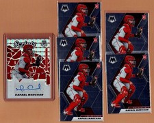 Rafael Marchan Scripts Auto Mosaic Prizm + 5 Rc's, Phillies