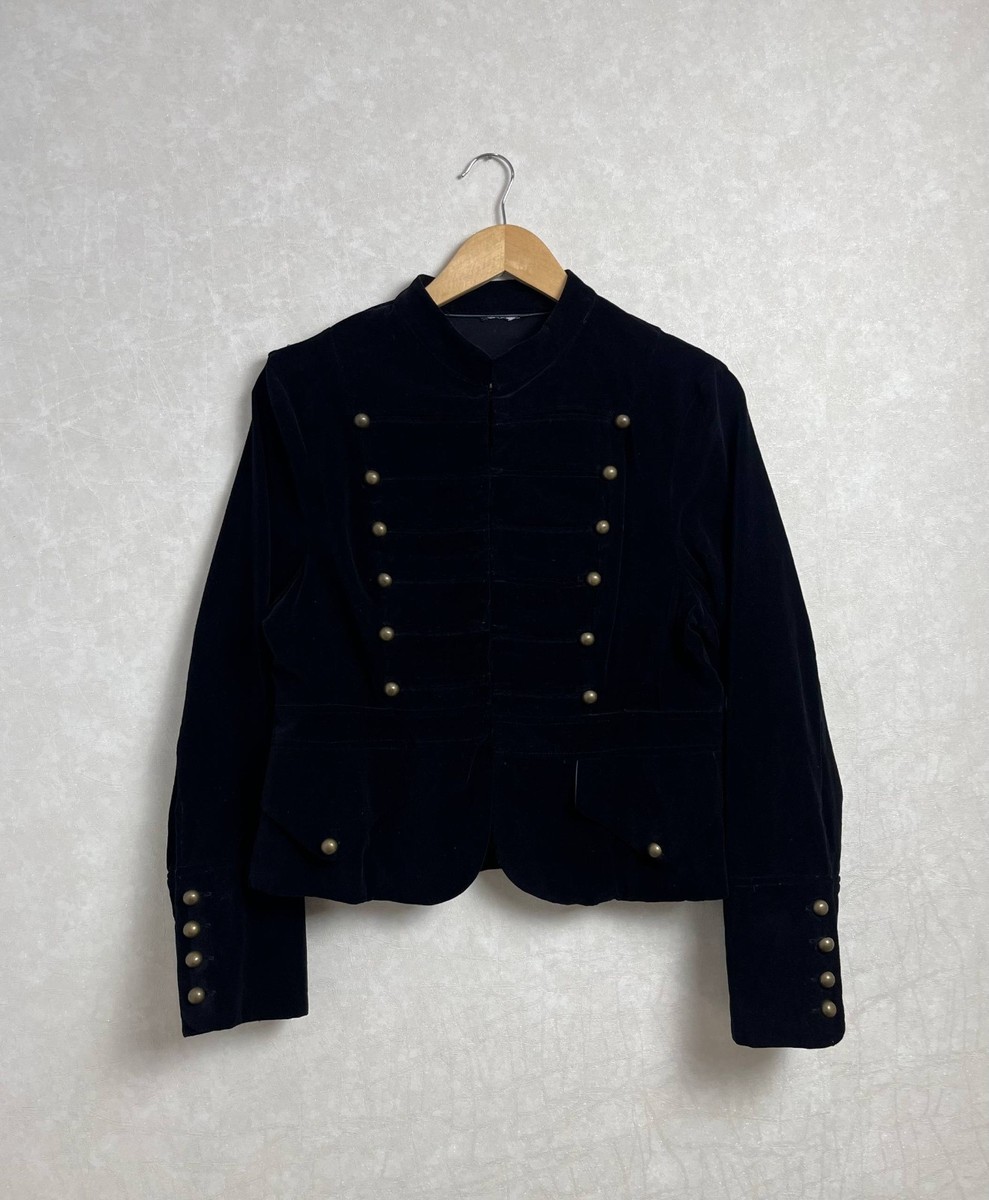 00s Napoleon Military Velours Jacket PPFM Balmain Vibe Size 42 | eBay