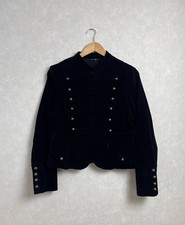 00s Napoleon Military Velours Jacket PPFM Balmain Vibe Size 42