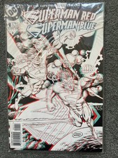 Superman Red/ Superman Blue 1 3 D Cover WITH 3 D glasses DC Comics