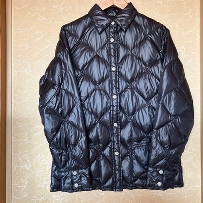 Courreges black quilted down jacket size 38