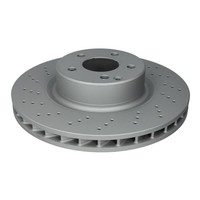 Bremsscheibe ATE 24.0132-0115.1 Vorne, BelüFtet, Hochkarbonisiert, 1 StüCk