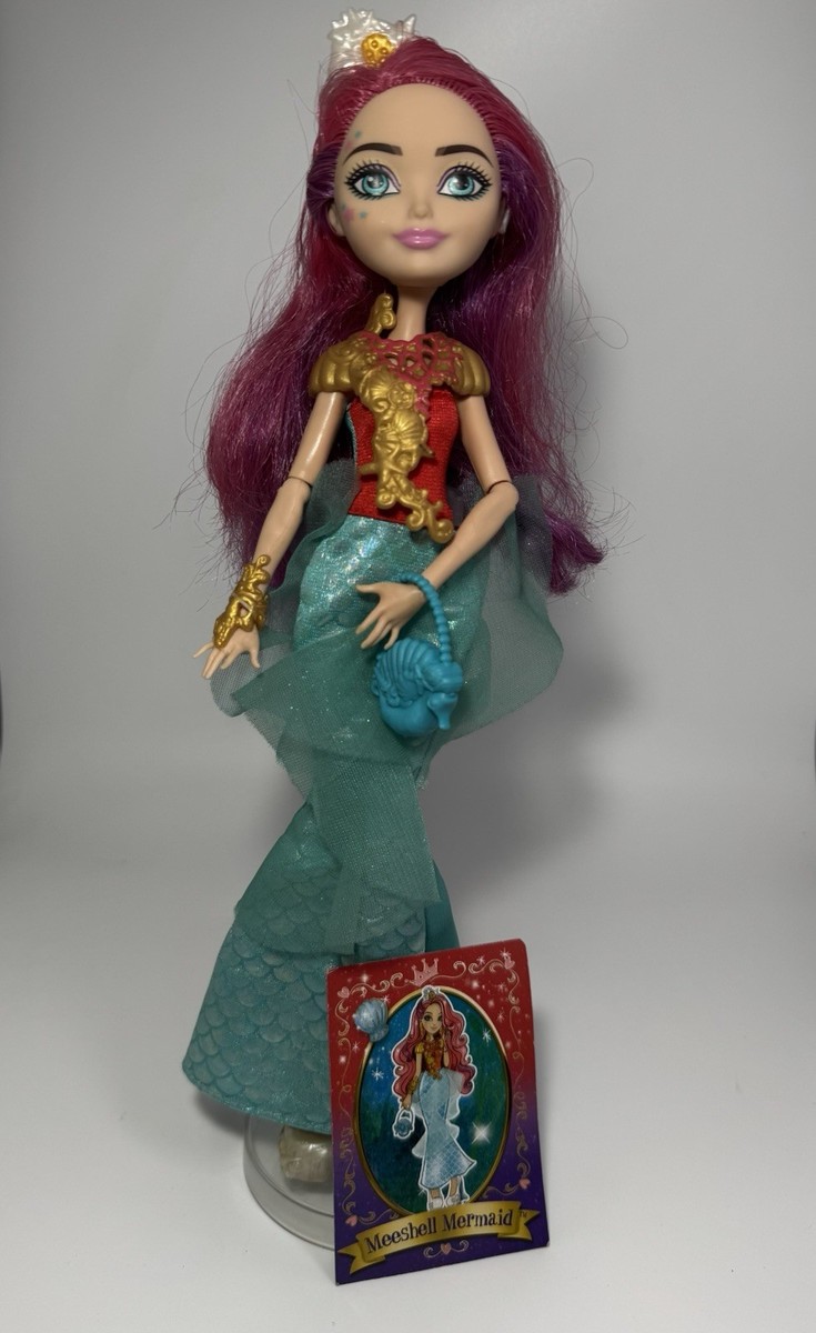 Ever After High EAH Doll MEESHELL MERMAID w/ Shoes, Purse, Card