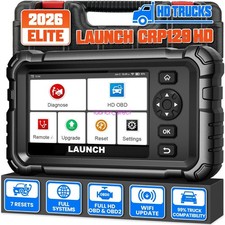 Launch Crp129hd Heavy Duty Truck Scanner Full System Diesel Scan Tool 7 Resets Launch Crp129hd Heavy Duty Truck Scanner Full System Diesel Scan Tool 7 Resets