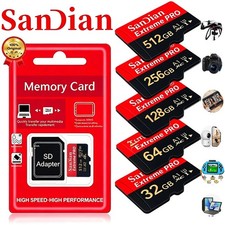  High Capacity Micro SD Card TF Memory Card for Camera Phone Tablet Storage