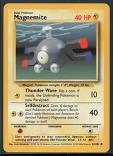 Magnemite Base Set 4th Print 1999-2000 53/102 LP 30