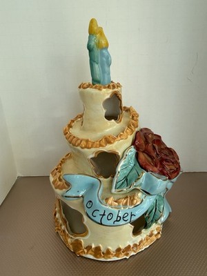 Blue Sky October Birthday Cake 2011 Heather Goldminc