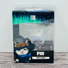 Youtooz Fir White Arctic Fox Streamer Mage Vinyl Figure RARE New