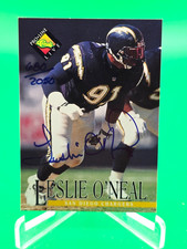 Leslie O'Neal 1994 Pro Line Live Classic Autograph Auto Chargers 680/2050