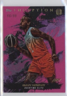 2021-22 Topps Inception OTE Overtime Elite Magenta 86/99 Matt Bewley #65 11pj