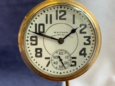 Vtg 1943 Waltham Vanguard Pocket Watch 16S 23J Model 1908 Railroad Grade *RUNS*