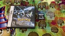 Pokemon Black 2 DS Cartridge w/ Game Box - Tested and Working - Shipped from US