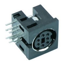 7-Way PCB DIN Mini Socket Audio Connector