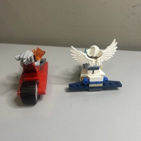 LEGO LEGENDS OF CHIMA Lot Ewar's Acro Fighter 30250 & Worriz' Fire Bike 30265 